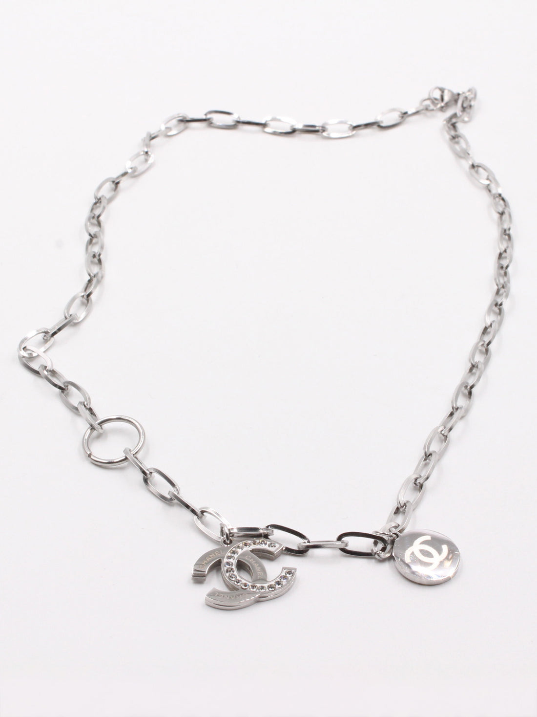 سلسال شانيل جنزير سلسال chanel فضي