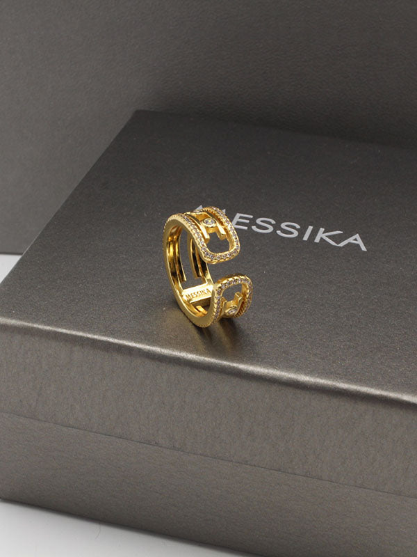 خاتم ميسيكا دبلة زركون الجديده خواتم messika