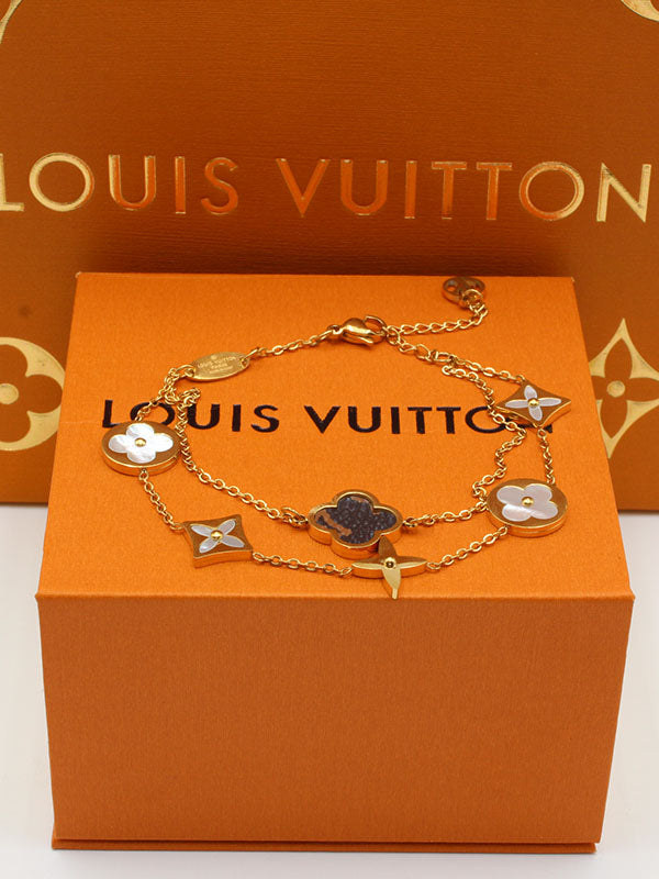 اسواره لويس فيتون فلاورز لوقو دبل شاين اسواره louis vuitton