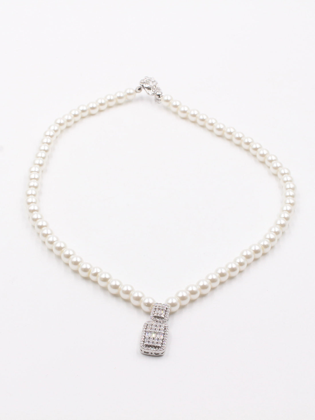 عقد لولو زركون ناعم سلسال jewel