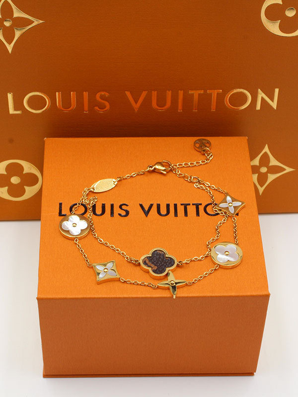 اسواره لويس فيتون فلاورز لوقو دبل شاين اسواره louis vuitton