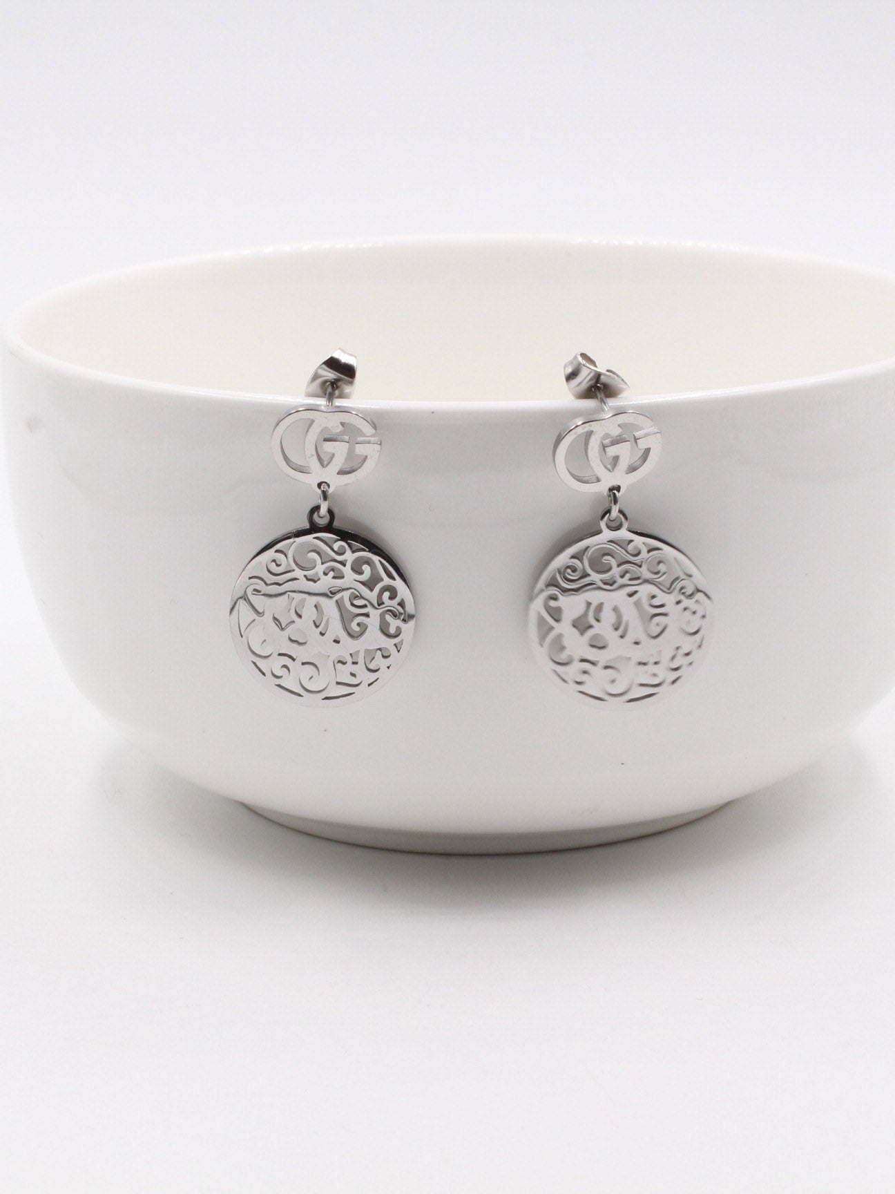 حلق قوتشي مزخرف حلق gucci