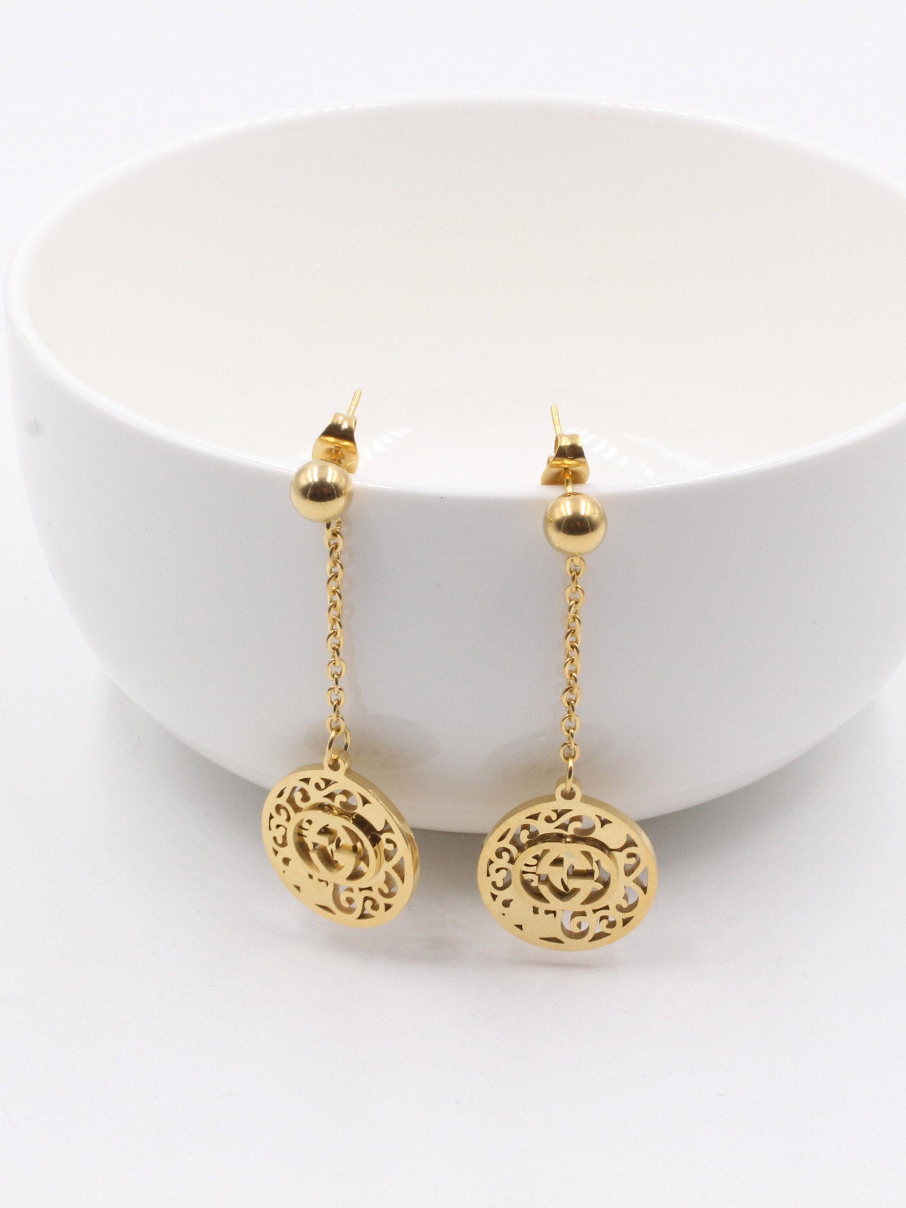 حلق قوتشي طويل حلق gucci