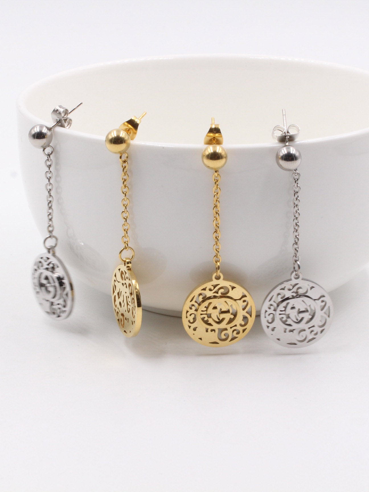 حلق قوتشي طويل حلق gucci