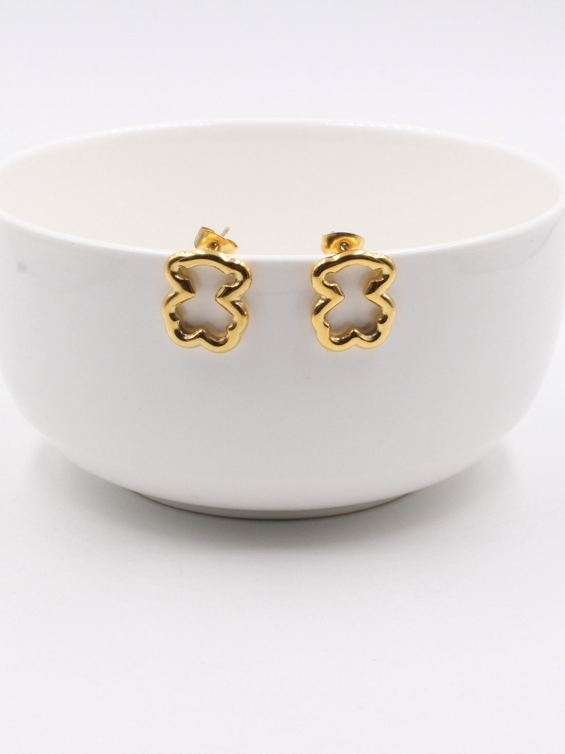 حلق توس مفرغ حلق دبدوب ذهبي