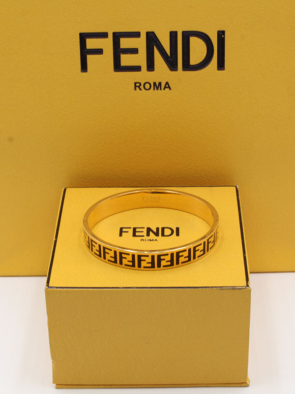 اسواره فندي بانقل اف لوقو اسواره fendi ذهبي اسود