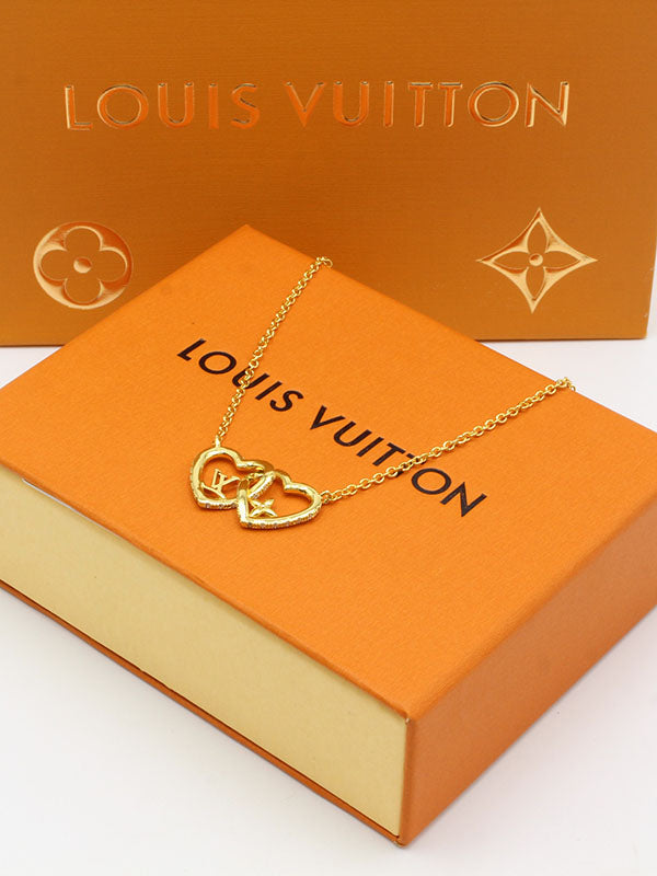 سلسال لويس فيتون دبل هارت لوقو سلسال louis vuitton