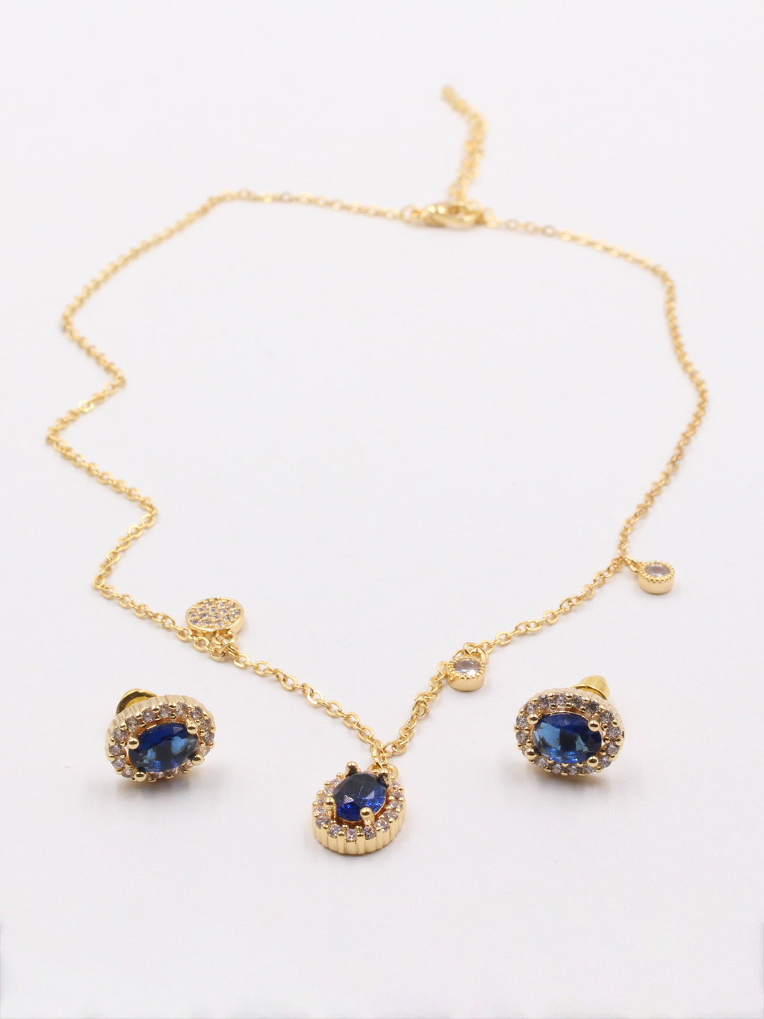 طقم زركون ناعم بيضاوي اطقم jewel