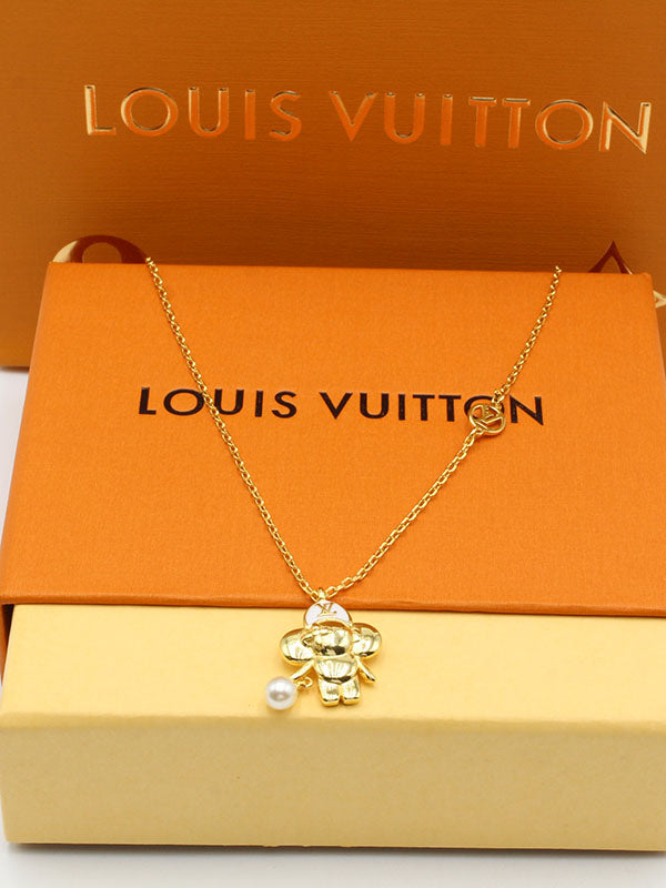 سلسال لويس فيتون بيبي قيرل لوقو سلسال louis vuitton