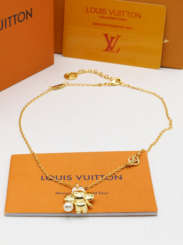 سلسال لويس فيتون بيبي قيرل لوقو سلسال louis vuitton