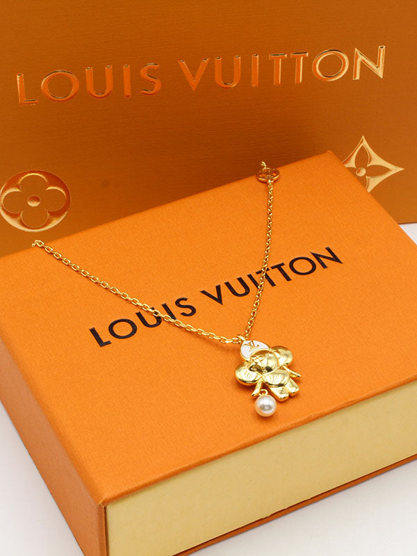 سلسال لويس فيتون بيبي قيرل لوقو سلسال louis vuitton