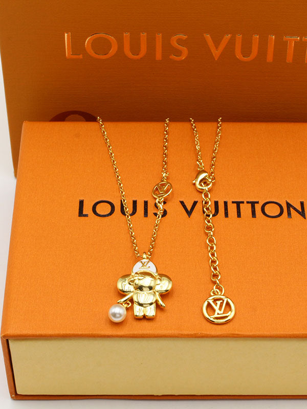 سلسال لويس فيتون بيبي قيرل لوقو سلسال louis vuitton