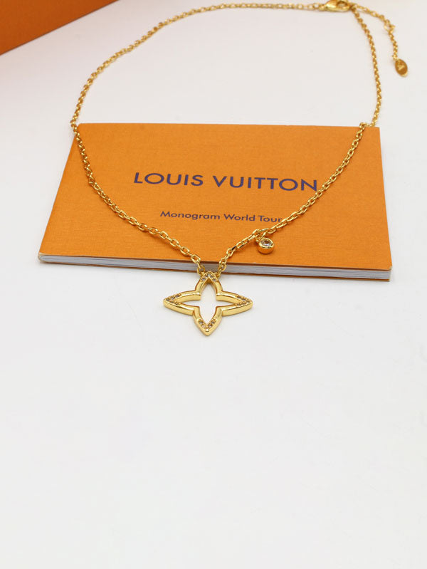 سلسال لويس فيتون سنقل فلاور لوقو سلسال louis vuitton