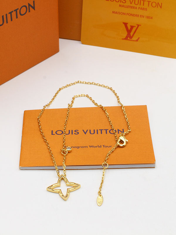 سلسال لويس فيتون سنقل فلاور لوقو سلسال louis vuitton