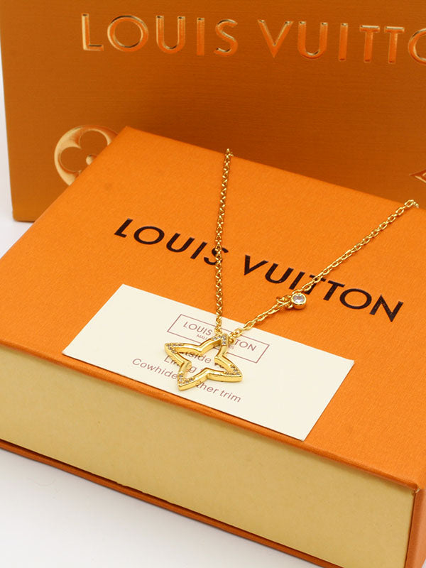 سلسال لويس فيتون سنقل فلاور لوقو سلسال louis vuitton