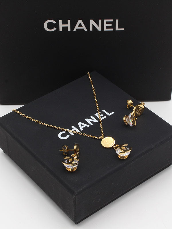 طقم شانيل سوليتير ستون اطقم chanel