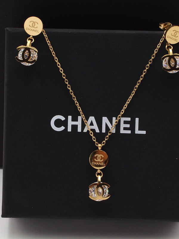 طقم شانيل سوليتير ستون اطقم chanel