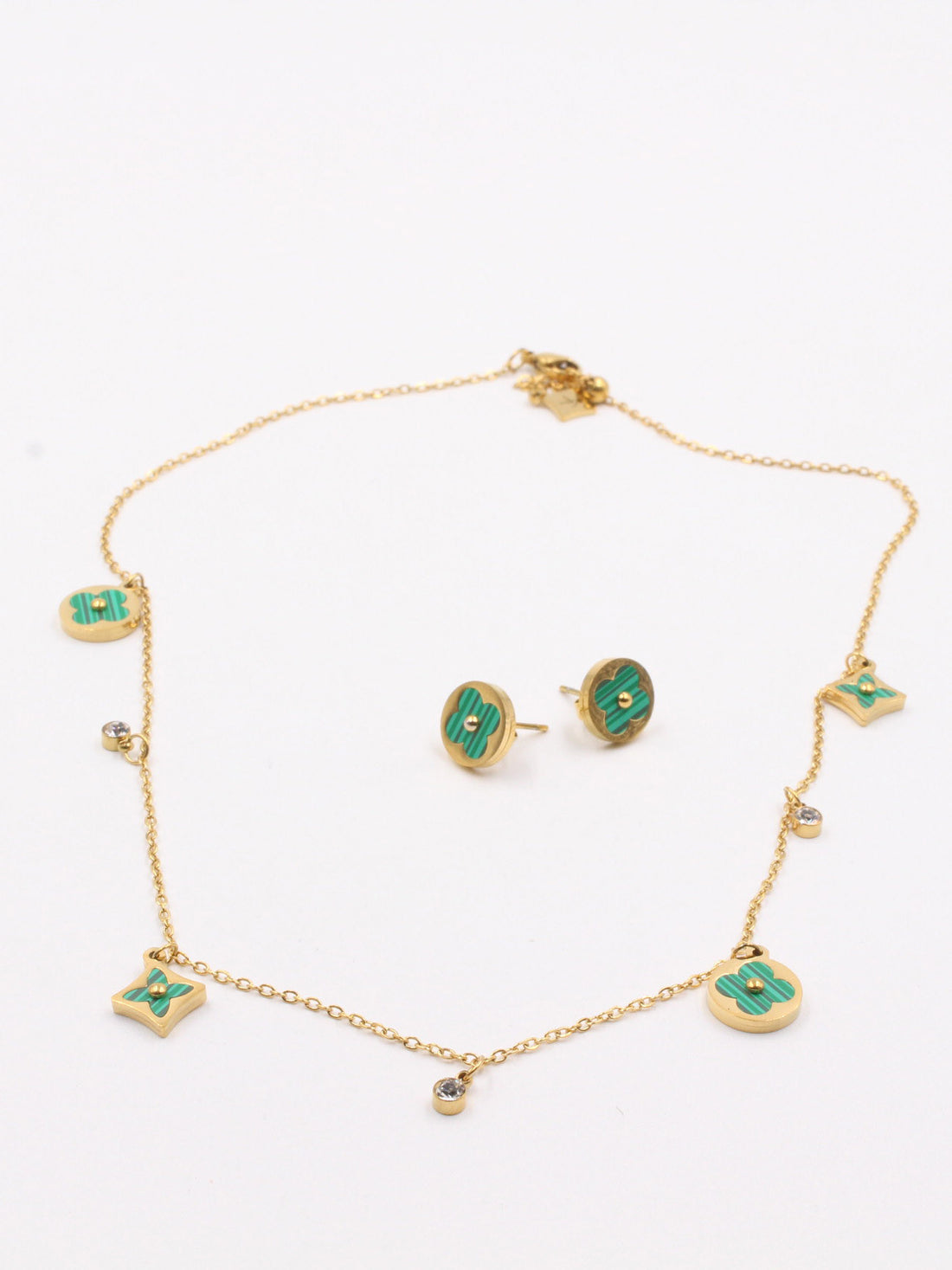 طقم تشوكر لويس فيتون مدور اطقم louis vuitton اخضر