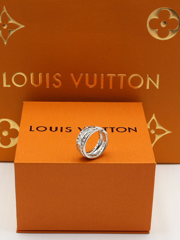 خواتم لويس فيتون دبلة عريضه زركون خواتم louis vuitton