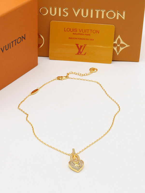 سلسال لويس فيتون هارت زركون لوقو سلسال louis vuitton