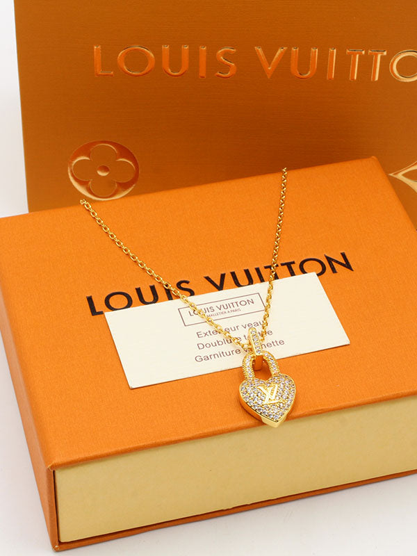 سلسال لويس فيتون هارت زركون لوقو سلسال louis vuitton