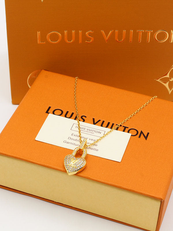 سلسال لويس فيتون هارت زركون لوقو سلسال louis vuitton