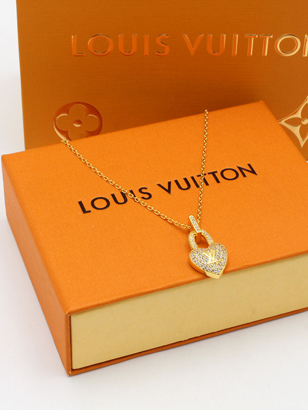 سلسال لويس فيتون هارت زركون لوقو سلسال louis vuitton