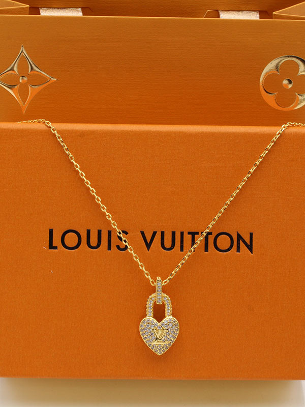 سلسال لويس فيتون هارت زركون لوقو سلسال louis vuitton