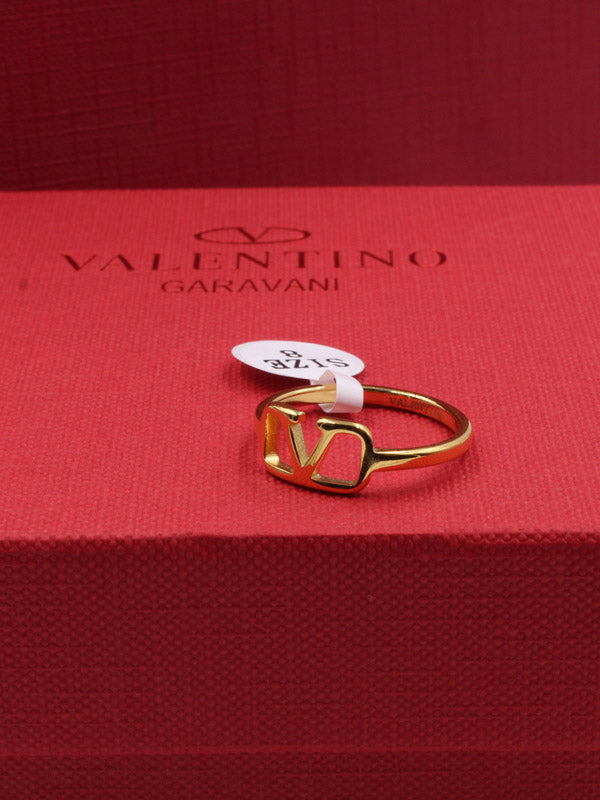 خاتم فالنتينو ذهبي ميتال خواتم VALENTINO