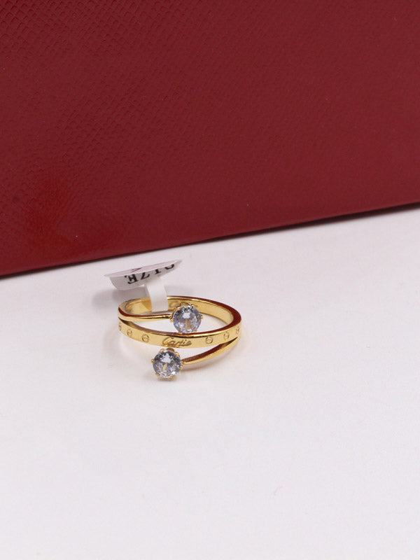 خاتم كارتير زركون تو ستونز خواتم CARTIER