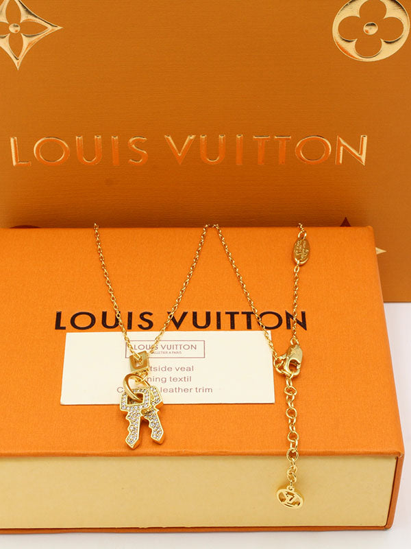 سلسال لويس فيتون دبل كي نيو لوقو سلسال louis vuitton