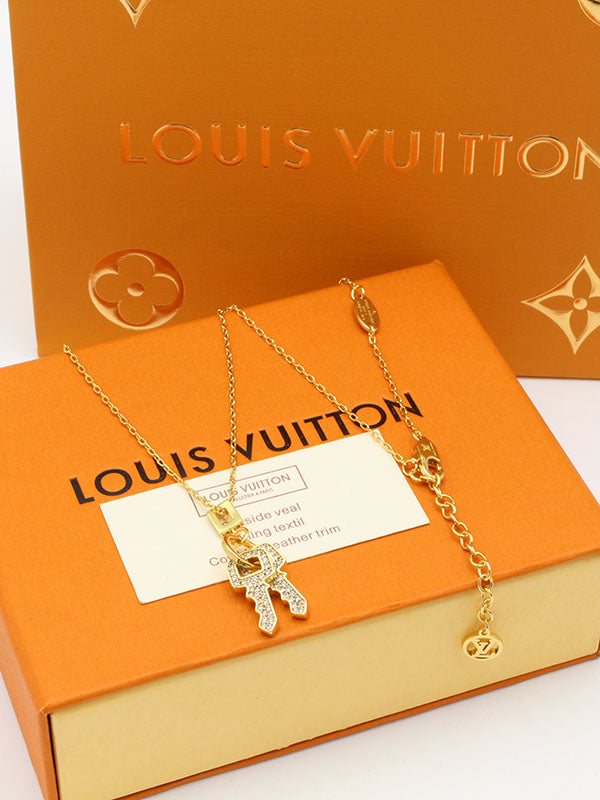 سلسال لويس فيتون دبل كي نيو لوقو سلسال louis vuitton