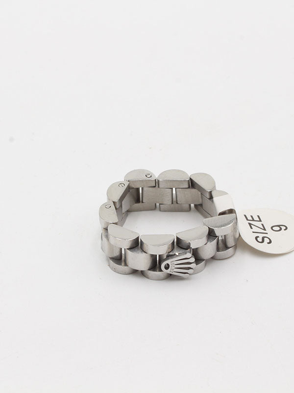 خاتم رولكس فضي رجالي خواتم رولكس