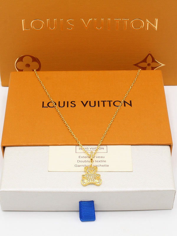 سلسال لويس فيتون بير زركون لوقو سلسال louis vuitton