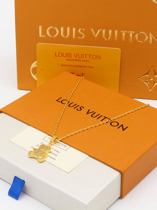 سلسال لويس فيتون بير زركون لوقو سلسال louis vuitton