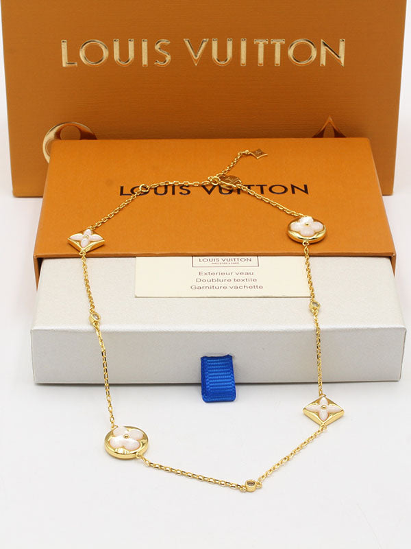 سلسال لويس فيتون تشوكر وايت لوقو سلسال louis vuitton