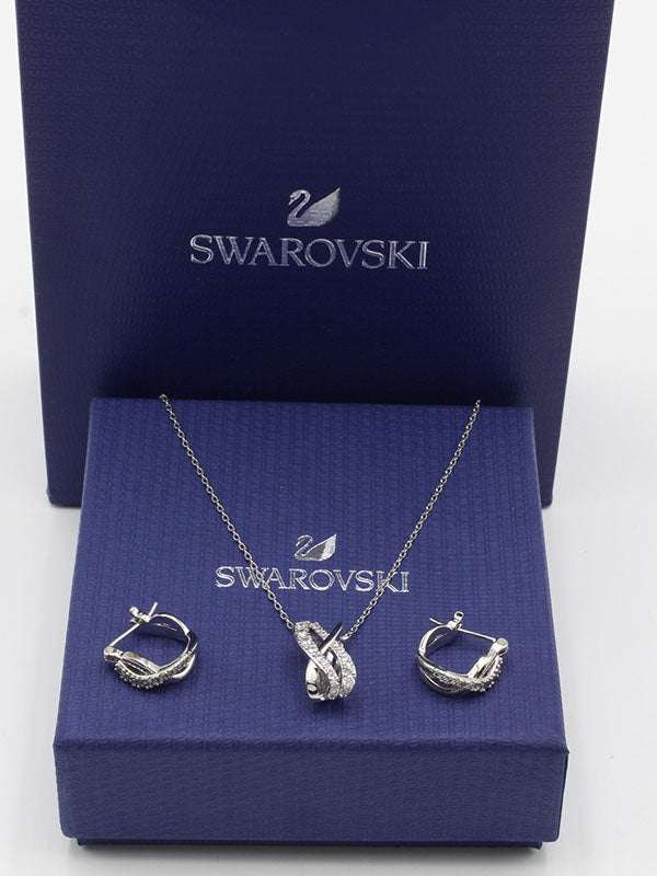 طقم سواروفسكي كيرف سلفر زركون اطقم Swarovski