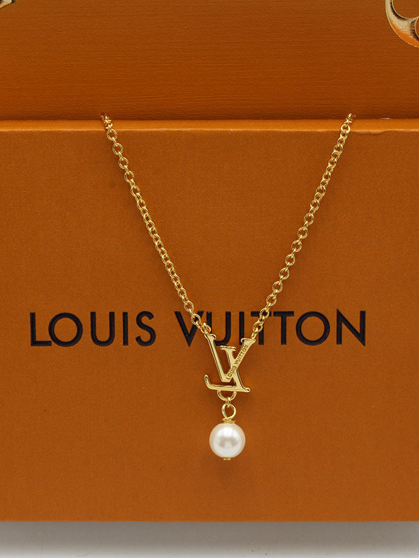 سلسال لويس فيتون بيرل نيو لوقو سلسال louis vuitton