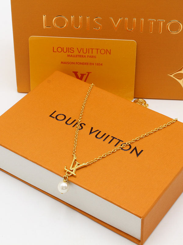 سلسال لويس فيتون بيرل نيو لوقو سلسال louis vuitton