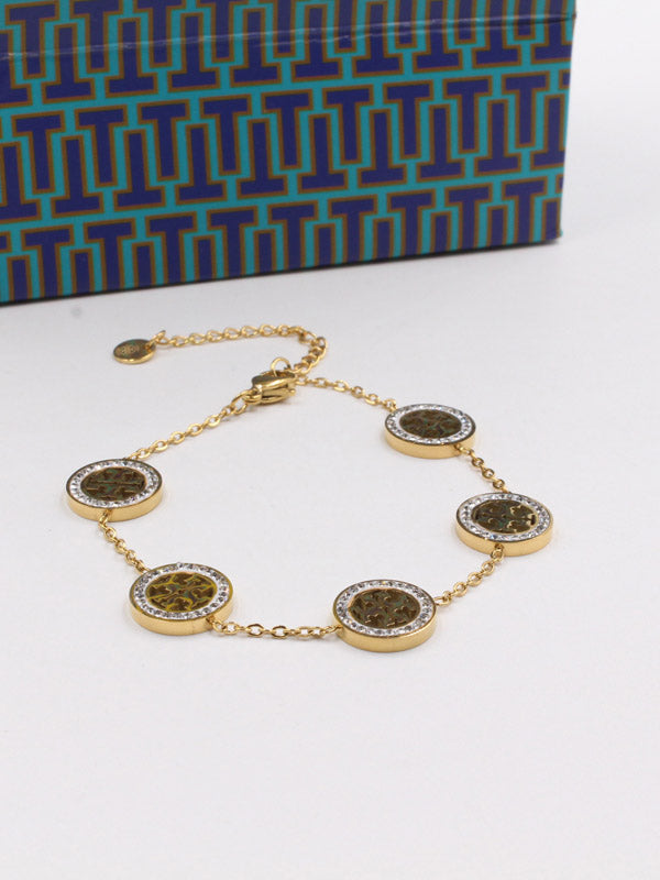 اسواره توري بورش كريستال مدور اسواره tory burch