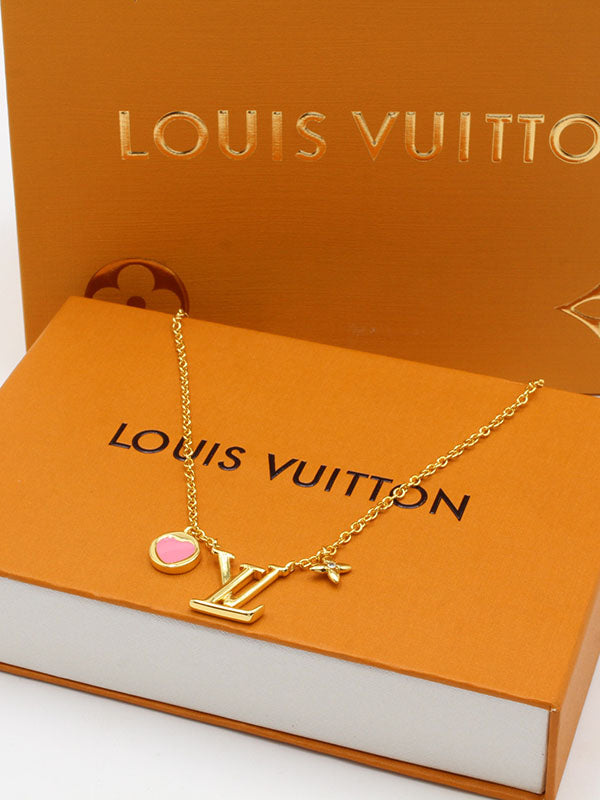 سلسال لويس فيتون بينك لوقو سلسال louis vuitton