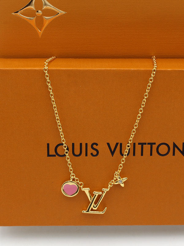 سلسال لويس فيتون بينك لوقو سلسال louis vuitton