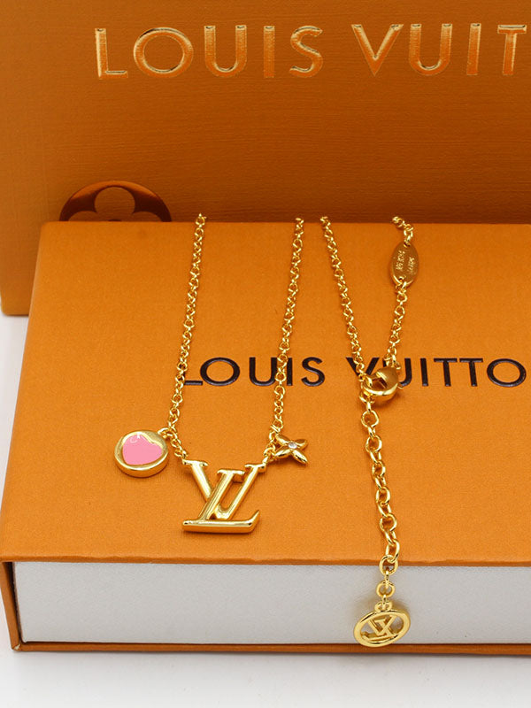 سلسال لويس فيتون بينك لوقو سلسال louis vuitton