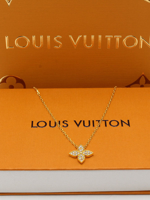 سلسال لويس فيتون ون فلاور زركون لوقو سلسال louis vuitton