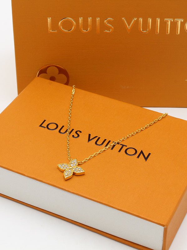 سلسال لويس فيتون ون فلاور زركون لوقو سلسال louis vuitton