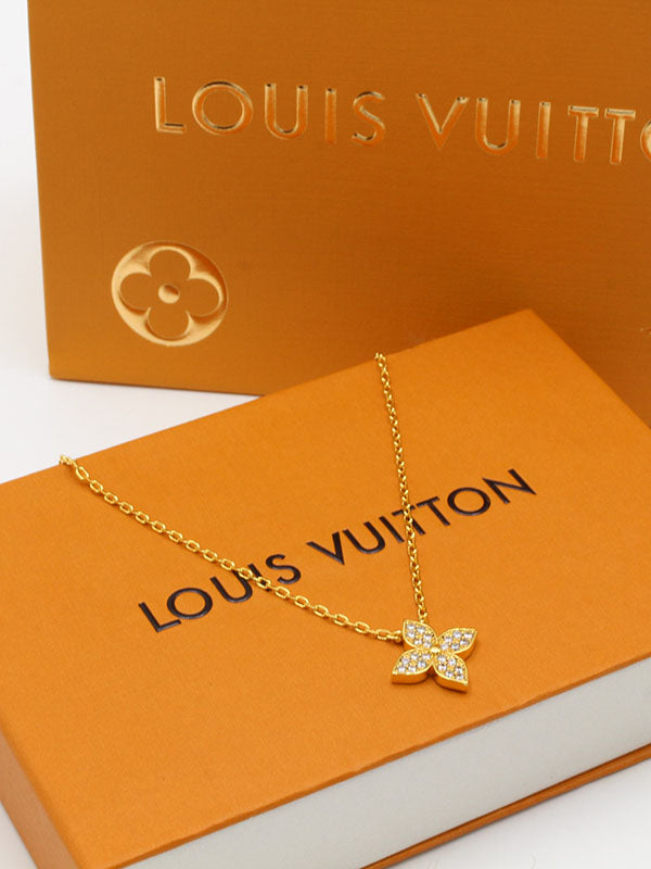 سلسال لويس فيتون ون فلاور زركون لوقو سلسال louis vuitton