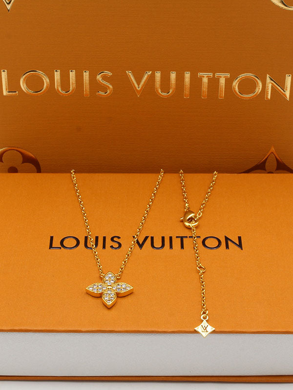سلسال لويس فيتون ون فلاور زركون لوقو سلسال louis vuitton