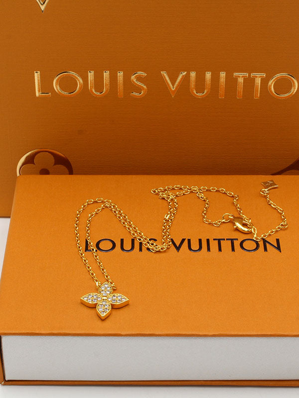 سلسال لويس فيتون ون فلاور زركون لوقو سلسال louis vuitton