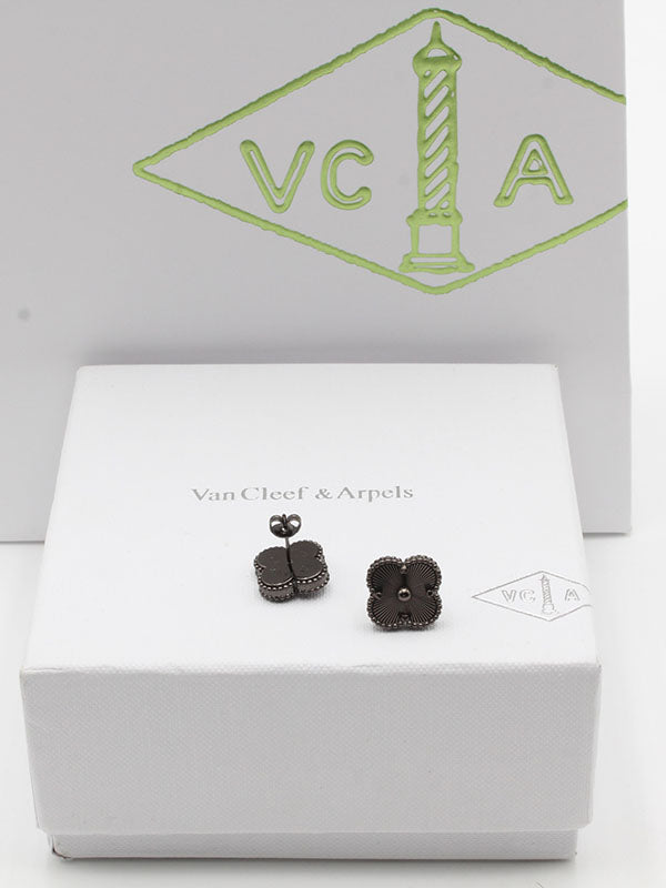 حلق فان كليف وسط لوقو حلق van cleef اسود ميتالك