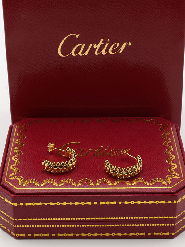حلق كارتير كلاش حلق CARTIER ذهبي